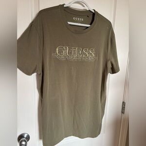 Guess Olive Green Short Sleeve Tee